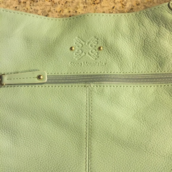 Pebbled Leather Large Crossbody Purse - Picture 3 of 4