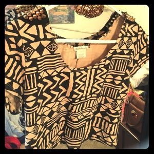 Studded Sleeve Crop Top