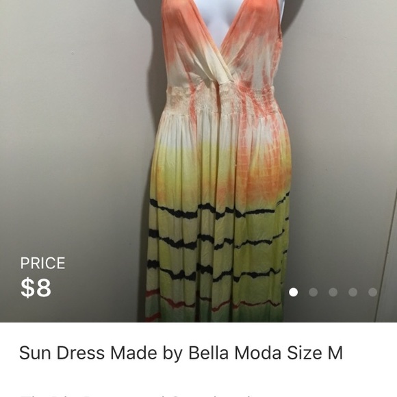 Tie dyed sundress