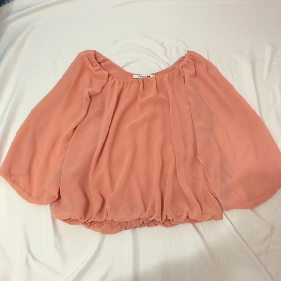 Coral blouse