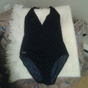 Speedo One Piece Halted Top Swimsuit