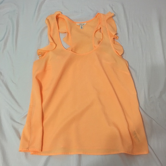 Orange blouse
