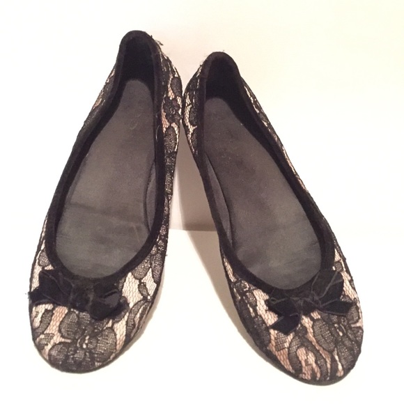 🔅ALDO Black & Beige Laced Flats🔅