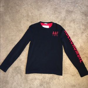 Navy Blue Abercrombie and Fitch Long Sleeve