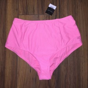 Topshop high waisted swim bottoms
