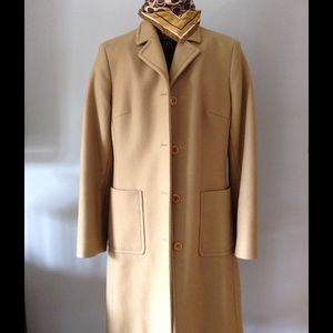 J Crew Wool Camel Coat