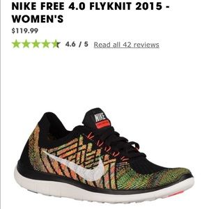 NEW PRICE Nike Free 4.0 Flyknit 2015