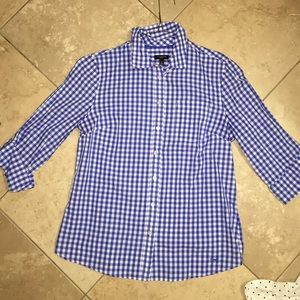 Gingham button down