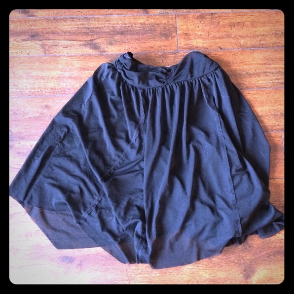 Knee-length Black Skirt