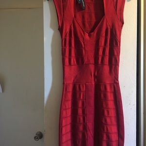 Red hott French connection dress