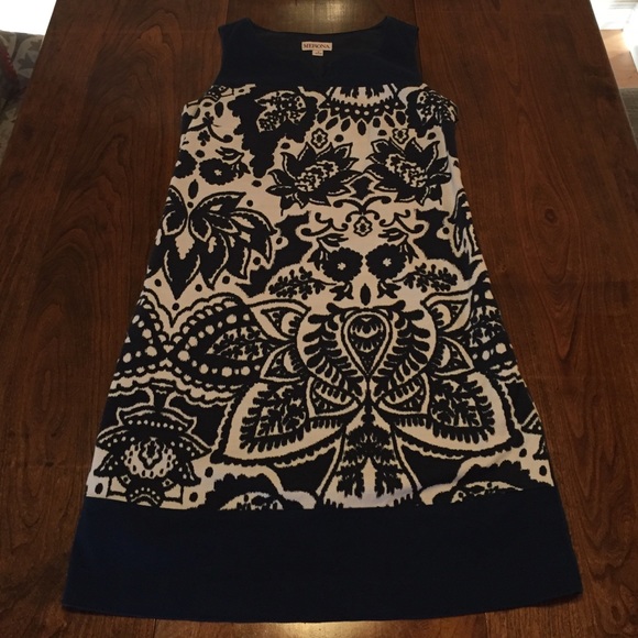 Merona printed shift dress D032 - Picture 2 of 4