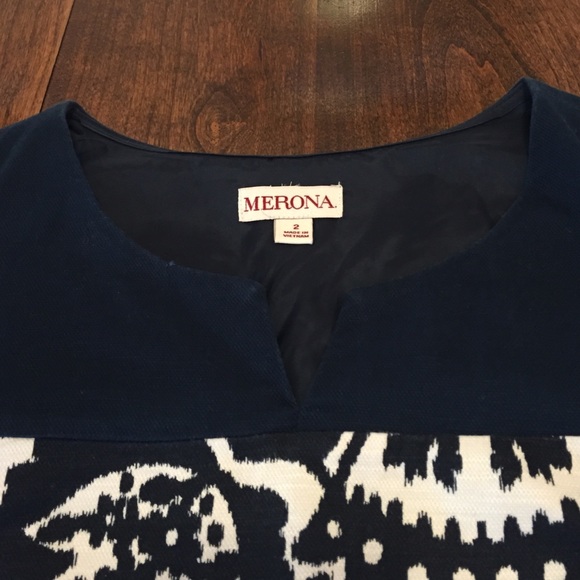 Merona printed shift dress D032 - Picture 4 of 4