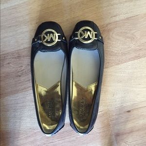 Authentic Black MK flats