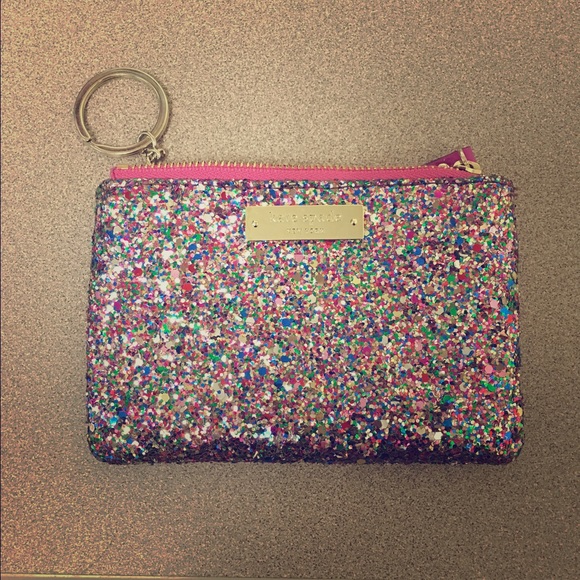 Kate Spade glitter change purse