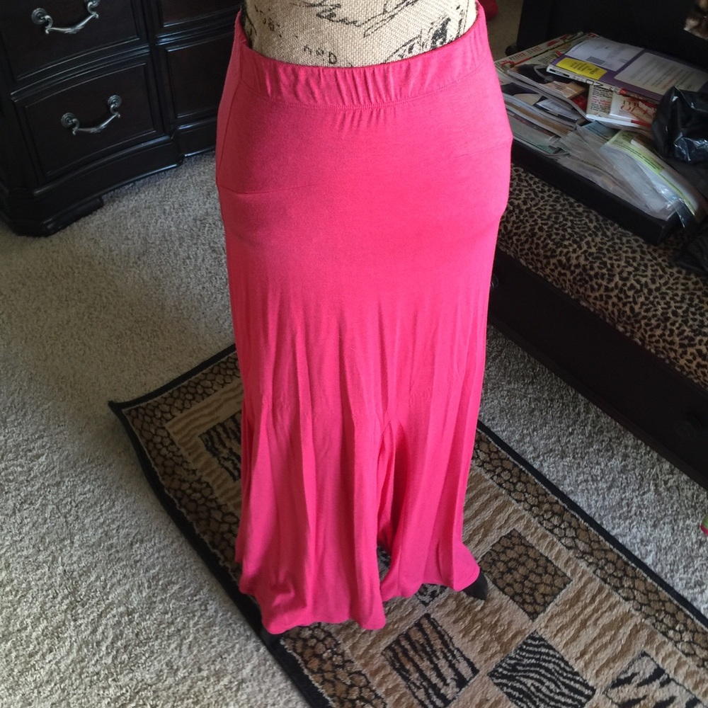 Women's Love Fire Maxi Skirt