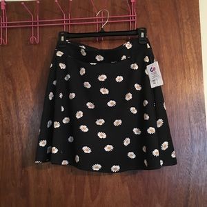 Black Sunflower Skirt