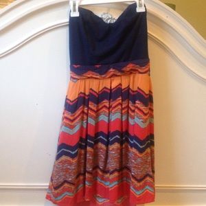 summer strapless dress