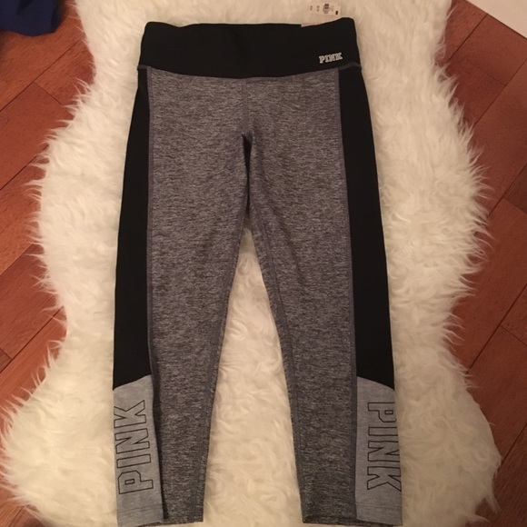 NEW PINK CROPPED LEGGINGS