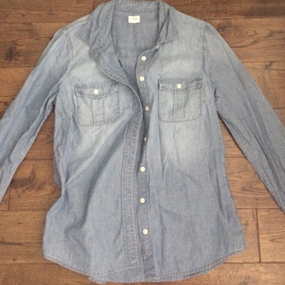 J crew denim button down