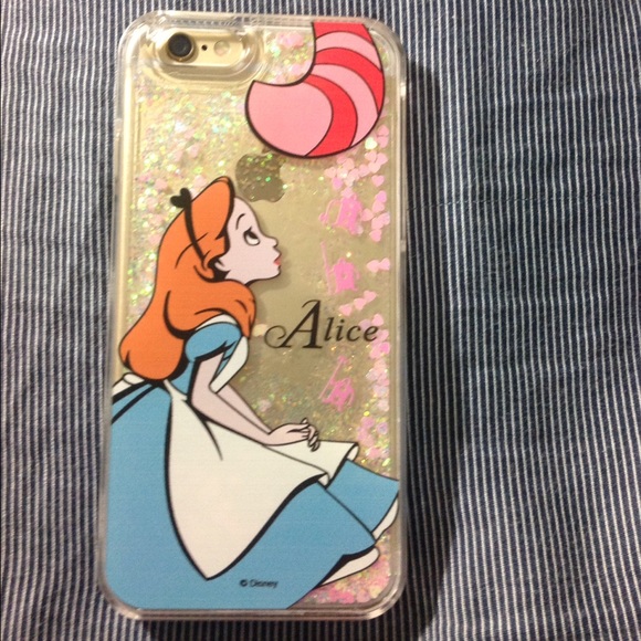 Sale!Glitter Alice in wonderland iPhone 6/6s case