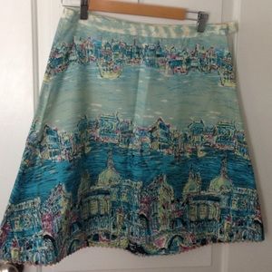 Vintage Scenic Anthro Skirt