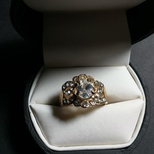 Gold plated  gorgeous diamond Ring