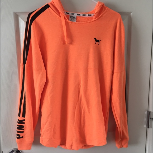 Neon orange Victoria secret pink sweater