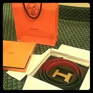 40mm constance buck. Hermes belt full kit (rever.)