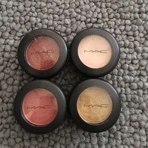 Bundle of four Mac makeup eyeshadows