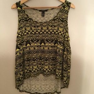 Aztec printed tank
