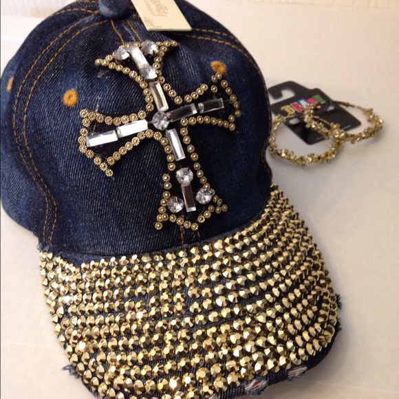 Hat with bling - Picture 1 of 3