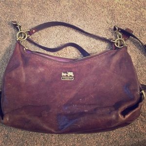 Coach leather bag