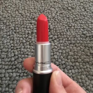 Mac makeup lady danger red lipstick
