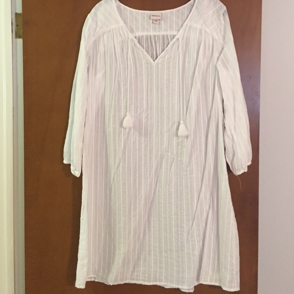 White cotton dress