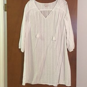 White cotton dress