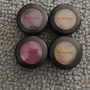 Bundle of four Mac makeup eyeshadows