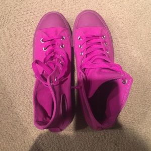 Purple Platform Converse