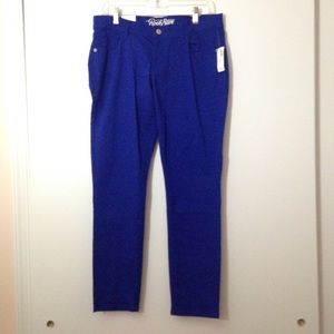 Bold Blue Skinny Jeans!