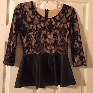 Lovers + friends peplum