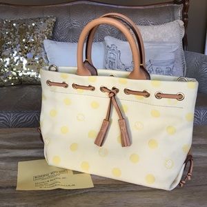 Yellow Tulip Tassle Dooney & Bourke purse