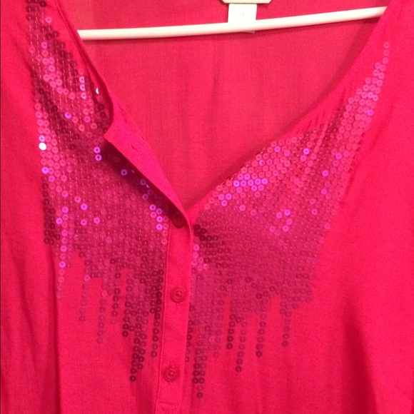 Pink CJ Banks blouse - Picture 2 of 3