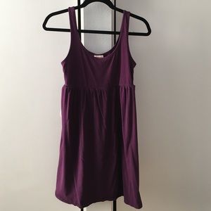 Plum tank top dress