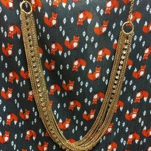 Express Gold layered necklace