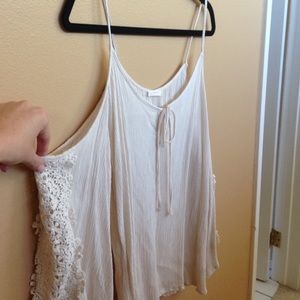 Off the shoulder tank top