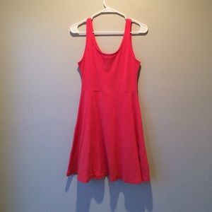 Express sun dress in coral