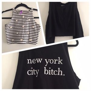 (3)  Cute crop tops!