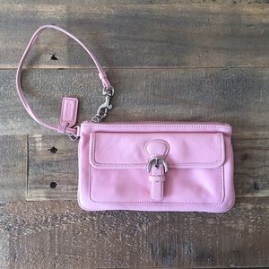 100% Authentic Coach Pink Wristlet