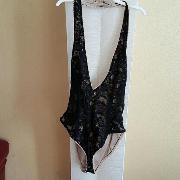 Open back body suit
