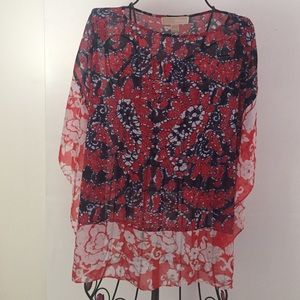 Michael Kors Sheer Top Size L/XL
