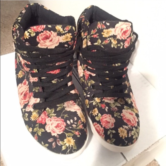 Floral High Tops